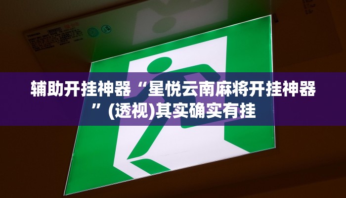 辅助开挂神器“星悦云南麻将开挂神器”(透视)其实确实有挂 辅助开挂神器“星悦云南麻将开挂神器”(透视)其实确实有挂