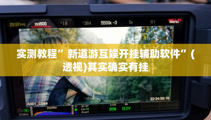 实测教程”新道游互娱开挂辅助软件”(透视)其实确实有挂 实测教程”新道游互娱开挂辅助软件”(透视)其实确实有挂
