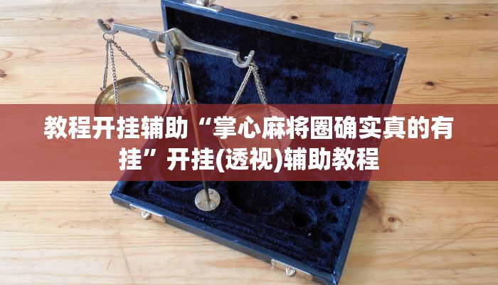 教程开挂辅助“掌心麻将圈确实真的有挂”开挂(透视)辅助教程