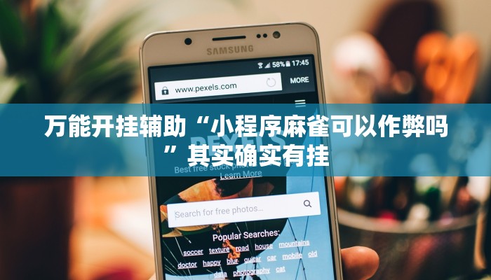 万能开挂辅助“小程序麻雀可以作弊吗”其实确实有挂