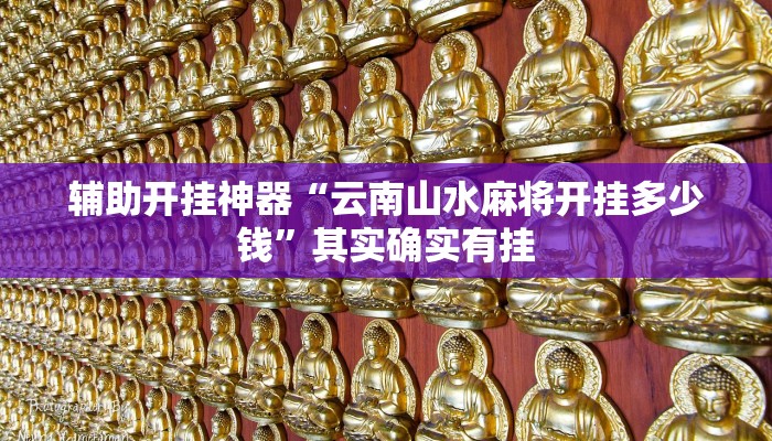 辅助开挂神器“云南山水麻将开挂多少钱”其实确实有挂