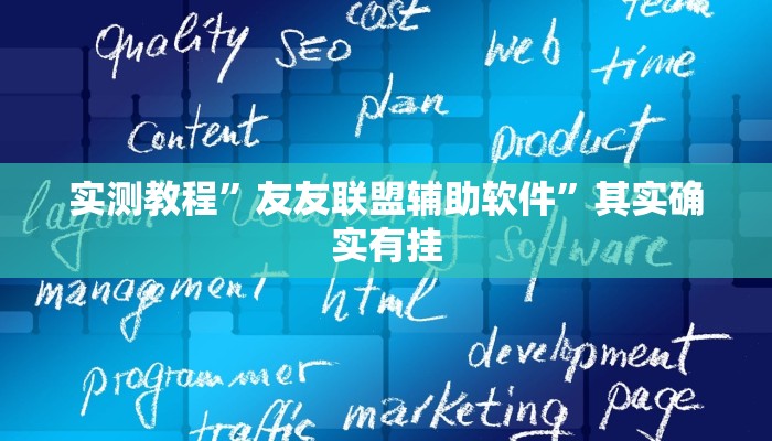实测教程”友友联盟辅助软件”其实确实有挂