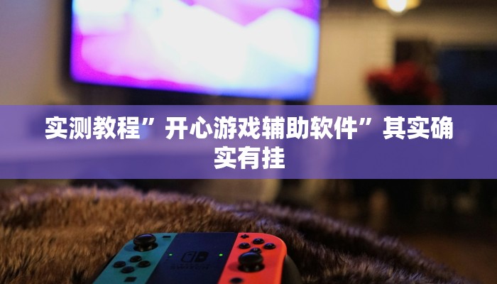 实测教程”开心游戏辅助软件”其实确实有挂 实测教程”开心游戏辅助软件”其实确实有挂