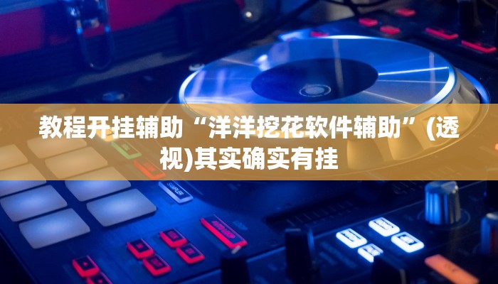教程开挂辅助“洋洋挖花软件辅助”(透视)其实确实有挂 教程开挂辅助“洋洋挖花软件辅助”(透视)其实确实有挂