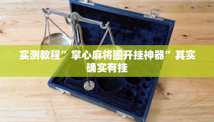 实测教程”掌心麻将圈开挂神器”其实确实有挂