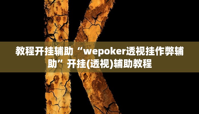 教程开挂辅助“wepoker透视挂作弊辅助”开挂(透视)辅助教程 教程开挂辅助“wepoker透视挂作弊辅助”开挂(透视)辅助教程