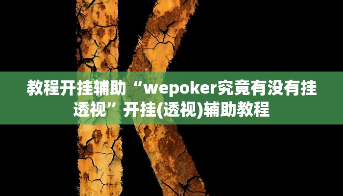 教程开挂辅助“wepoker究竟有没有挂透视”开挂(透视)辅助教程 教程开挂辅助“wepoker究竟有没有挂透视”开挂(透视)辅助教程