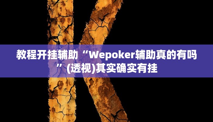 教程开挂辅助“Wepoker辅助真的有吗”(透视)其实确实有挂 教程开挂辅助“Wepoker辅助真的有吗”(透视)其实确实有挂