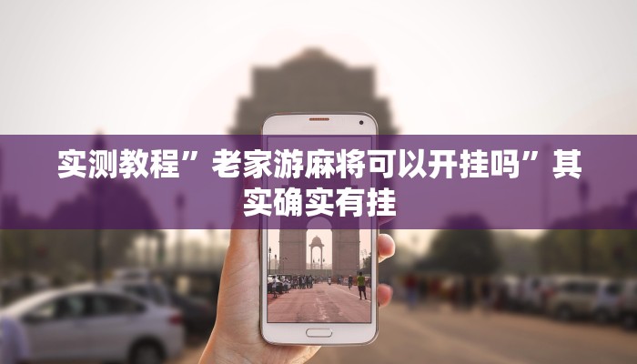 实测教程”老家游麻将可以开挂吗”其实确实有挂 实测教程”老家游麻将可以开挂吗”其实确实有挂