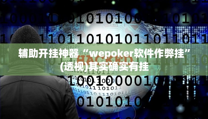 辅助开挂神器“wepoker软件作弊挂”(透视)其实确实有挂