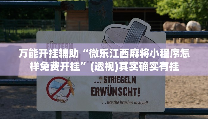 万能开挂辅助“微乐江西麻将小程序怎样免费开挂”(透视)其实确实有挂 万能开挂辅助“微乐江西麻将小程序怎样免费开挂”(透视)其实确实有挂