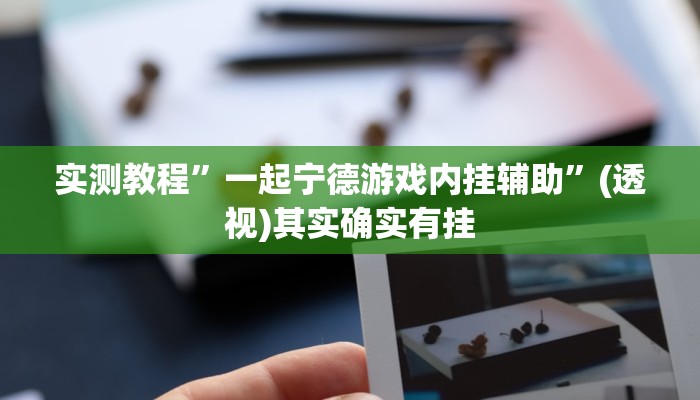 实测教程”一起宁德游戏内挂辅助”(透视)其实确实有挂 实测教程”一起宁德游戏内挂辅助”(透视)其实确实有挂