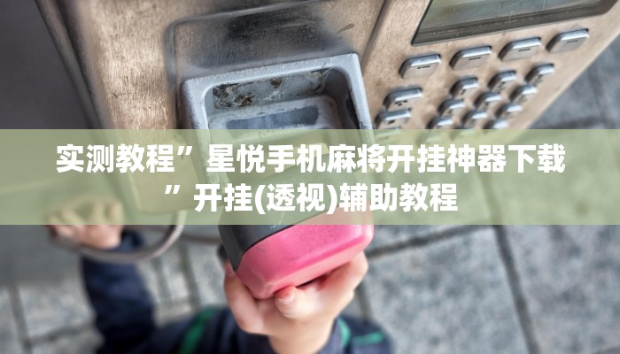 实测教程”星悦手机麻将开挂神器下载”开挂(透视)辅助教程