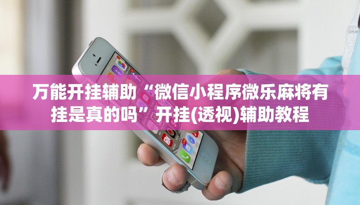 万能开挂辅助“微信小程序微乐麻将有挂是真的吗”开挂(透视)辅助教程